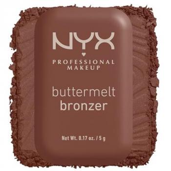 NYX Professional Makeup Buttermelt Powder Bronzer 12H Wear Fade & Transfer Resistant, Tono: Do Butta, 5 g