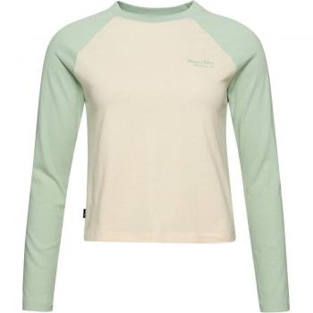 Sudadera de béisbol con logo para mujer Superdry Essential