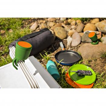 Boom Swimmer Duo - Altavoz con Bluetooth, resistente al agua, color verde