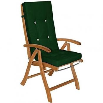 Set de 6 Cojines Verdes para Sillas de Respaldo Alto Vanamo