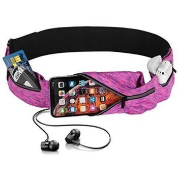 Yigou Riñonera Deportiva, Riñonera Running Mujer Hombre Impermeable Cremallera Cinturón de Correr Bolso Running para 6,5 Pulgadas de móvil iPhone 11 Pro XS MAX/X, Samsung, Xiaomi, Huawei etc