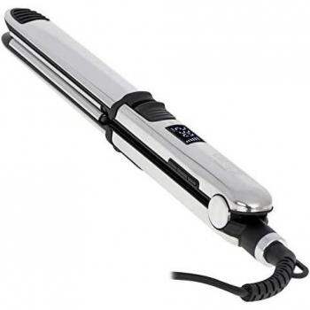 Adler Plancha de Pelo CR 2320 Utensilio de Peinado Caliente Cromo Negro Acero Inoxidable 500 W
