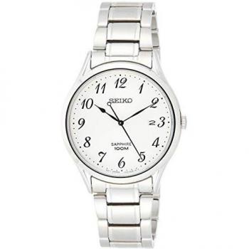 Seiko Mens Analogue Quartz Watch with Stainless Steel Strap SGEH73P1