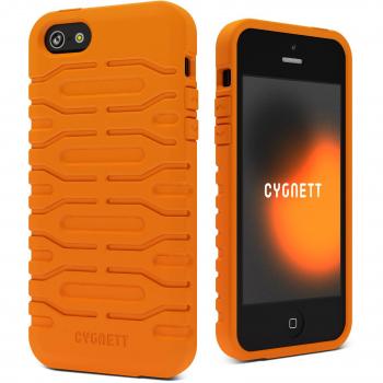 Cygnett Bulldozer - Carcasa de silicona y protector de pantalla para iPhone 5