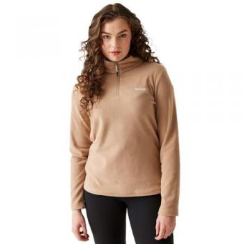 Regatta Women's Sweethart Lightweight Half-Zip Fleece in Warm Taupe, Size 16