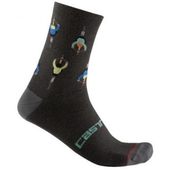 Calcetines Castelli Aperitivo 15 Gris Oscuro XXL