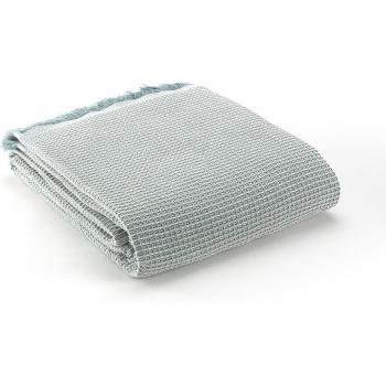 Colcha multiusos Abella crema - Suave y cálida manta para cama o sofá