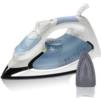 Plancha de Vapor 2200W con Suela Cerámica Azul y Anticalidad Perfecta