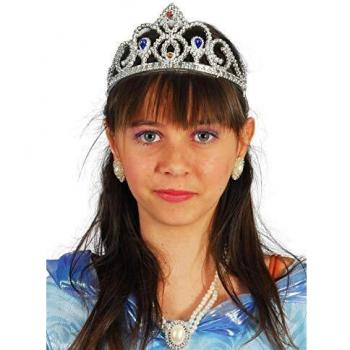 Guirca rudy corona diadema princesa color plateado 16819