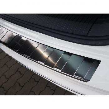 tuning-art L248 Protección Parachoques para VW Tiguan 2 2016- Antracita, Acero INOX, 5 años de garantía