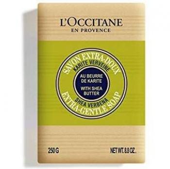 L'OCCITANE Shea Verbena Extra-Gentle Soap, 250 g |Enriched With Shea Butter |Suitable All Skin Types| Luxury Soap|Gentle Soap For Dry & Normal Skin