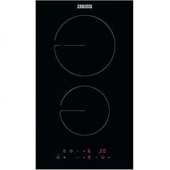 Zanussi ZHRN383K Placa vitrocerámica modular, 2 zonas, panel táctil, temporizador, detección automática