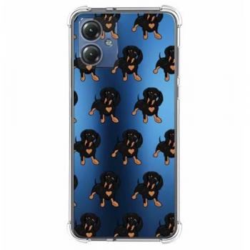Funda Antigolpes de Silicona para Motorola Moto G84 5G con Diseño de Perros y Dibujos