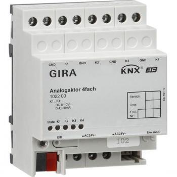 ABB KNX 4-fold Analogue Actuator, Model ABA/S 1.2.1