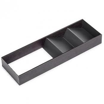 Organizador Inclinado Orderbox para Cajón 150x470 mm Gris Antracita Acero y Madera