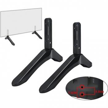 Soporte Universal de Mesa para TV LCD de 32-65 Pulgadas, Compatible con Samsung, Vizio y Sony, Color Negro, Pack de 2 Unidades