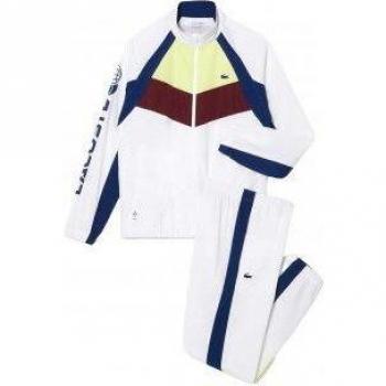 Chándal Lacoste para hombre con diseño de tenis Daniil Medvedev en blanco