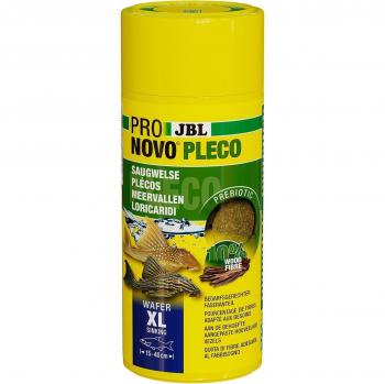 JBL ProNovo Pleco Wafer XL 250 ml - Alimento en tabletas para peces herbívoros de 15 a 40 cm
