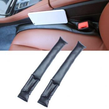 Asiento de coche Gap Filler, EFORCAR 2PCS Asiento de coche de cuero universal de la PU Auto Hand Gake Gap Filler adecuado para la mayoría de los vehículos