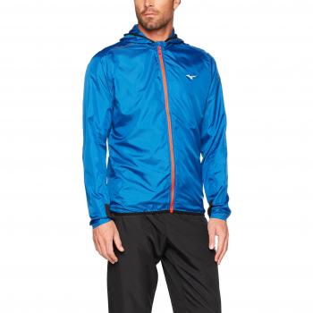 Mizuno Lightweight Chaqueta, Hombre, Azul Marino