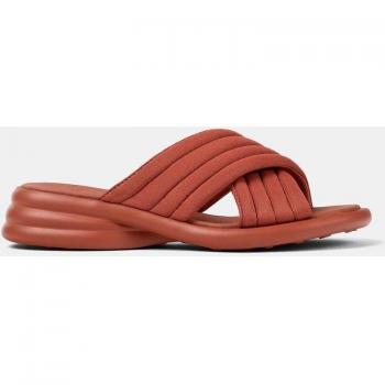 CAMPER Spiro - Women's Red Cotton Sandals - Size 36