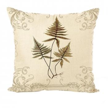 Leisial Fundas Cojines Serie de Plantas Cojines de Alfabeto para Decoración del Hogar Sofá Coche Oficina 45*45cm
