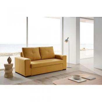 Sofá Cama 3 Plazas Alta Gama Capri Amarillo de Diseño Matris