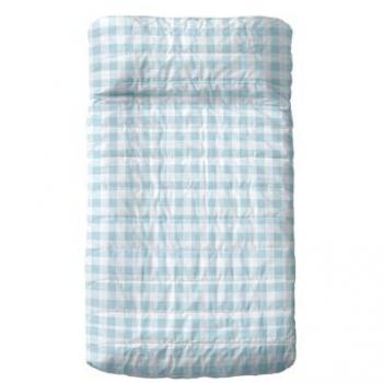 Colcha Cuna Básica Kids Azul 100x130 cm 100% Algodón y 100% Poliéster Relleno