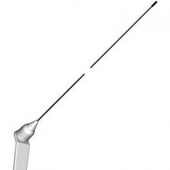 Banten Antena VHF para Veleros Acero Inoxidable 0db 50 Ohm Sin cable Tipo Látigo 1 Metro Plástico Modelo 00052