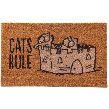 Puckator Simon'S Cat - Felpudo de Fibra de Coco, marrón, 75 x 2 x 45 cm