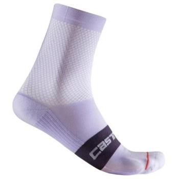 Calcetines Castelli Espresso 12 Blanco Orquídea Mujer S-M