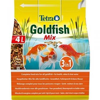 Tetra Pond Goldfish Mix - Alimento para Peces Dorados - Pack Ahorro: 2 x 4 L