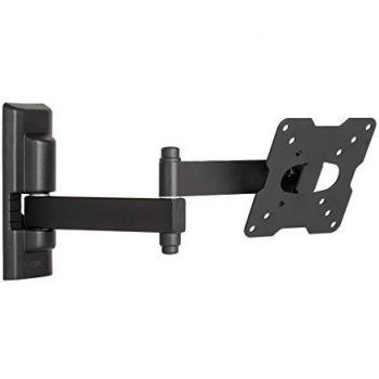 Meliconi 580409 - Soporte con doble rotación para TV de 14 a 25, negro