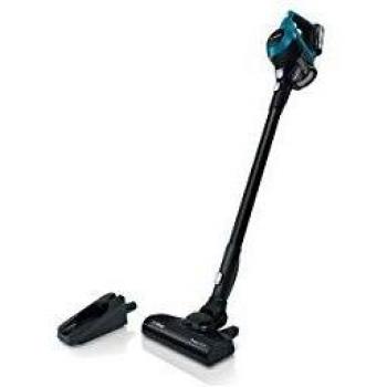 Bosch Serie 6 Unlimited BBS611LAG Aspiradora Escoba sin Cable, 500W, Seca, Sin Bolsa, Capacidad 0.3L, Color Azul, Batería de Ion-Litio