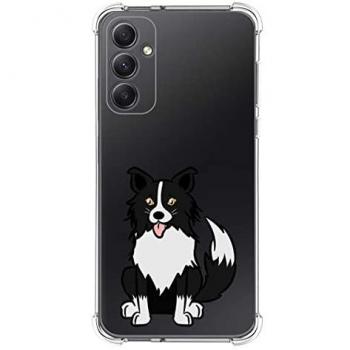 Funda Antigolpes Personalizada de Silicona para Samsung Galaxy A34 5G con Diseño de Perros 01
