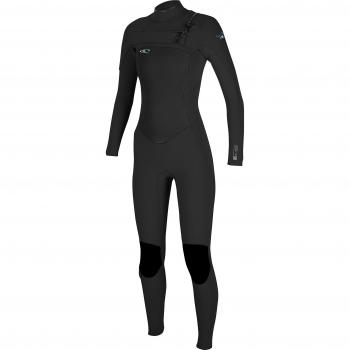 2017 O'Neill Ladies Superfreak 5/4mm Chest Zip GBS Wetsuit BLACK 4779 Ladies Sizes - UK 14