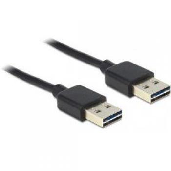 Cable USB 2.0 A-A DeLOCK 85191 Negro 0,5 m