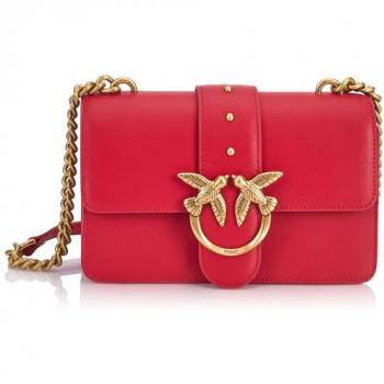 PINKO Mini Love Bag Set, Shoulder Bags, female, Red, Size: ONE SIZE