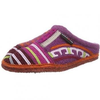 Haflinger Phantasy - pantuflas de lana Unisex adulto, color multicolor, talla 36