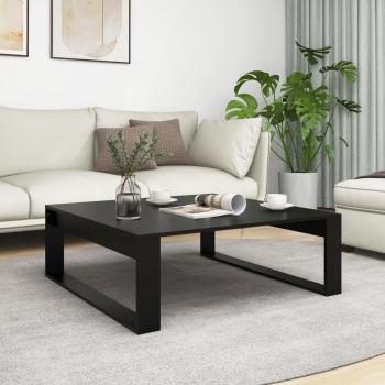 vidaXL Coffee Table Black 100x100x35 cm Engineered Wood
