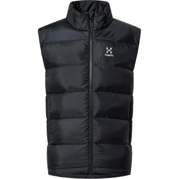 Haglöfs Puffy Mimic Chaleco de plumón sin mangas para hombre (True Black)