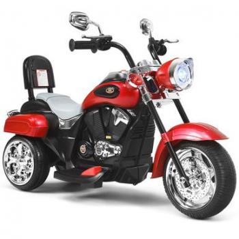 6V Electric Kids' 3-Wheel Motorcycle with Horn & Headlight