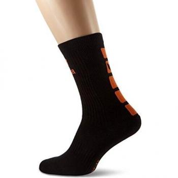 erima – Calcetines de 5 Cubes Negro Negro/Naranja Talla:31-34