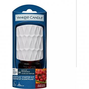 Yankee Candle Black Cherry Electric Diffuser Starter Kit with Refill