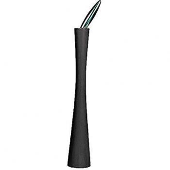 Molino de Sal y Pimienta Manual Alessi MP1562 - Diseño en Madera de Haya Negra, Certificado FSC, 60 cm x 8.5 cm x 8.5 cm