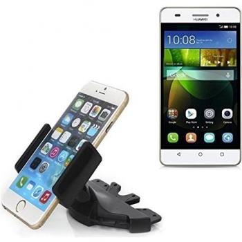 Ranura de CD Smartphone Soporte para Huawei Honor 4C | soporte de coche de uso general para los dispositivos de navegación / los teléfonos inteligentes para el montaje en la ranura de CD de la radio del coche. El soporte 360 ??es libremente ajustable. E