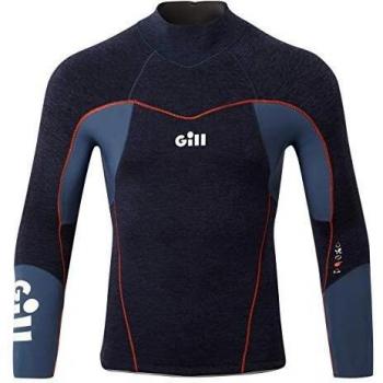Gill Top de Neopreno Hombre Race Firecell de Neopreno de 3.5mm - Naranja Vaquera Oscura - Capas térmicas térmicas y Capas de Dry rápido