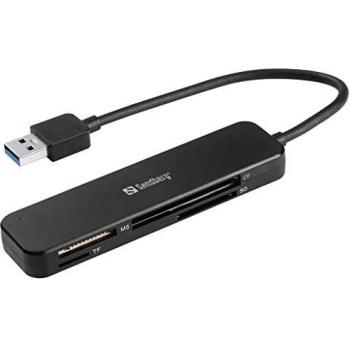 Lector de tarjetas USB 3.0 de bolsillo Sandberg