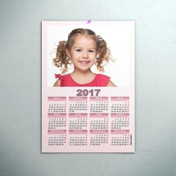 FOTOCENTER Calendarios Personalizados Poster 30 x 42 cm. - Imprime tu Pack de 6 calendarios idénticos.