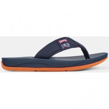 Camper - Sandalias planas de mujer by INEOS lisas con suela bicolor, color azul marino, talla 41